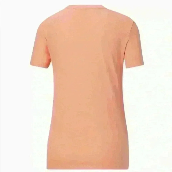 PUMA Womens Script Tee Peach Pink Size L - Picture 5 of 14